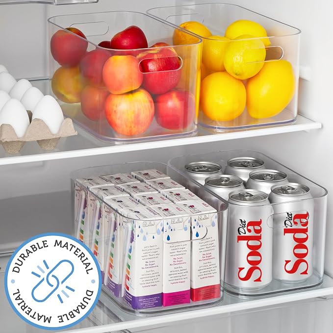 STORi Bliss 10" x 6" Open Clear Pantry Organizer Bin, Plastic Containers - Image 2