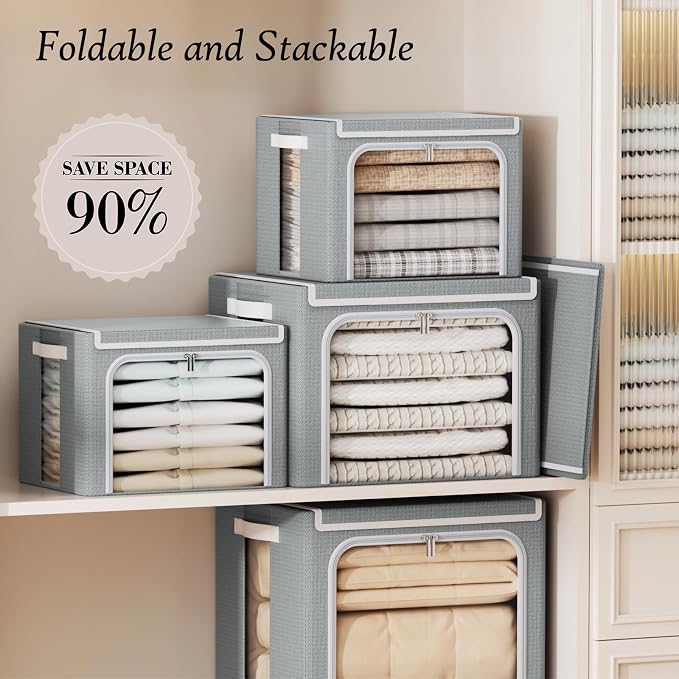 Yecaye Clothes Storage Bins - Image 3