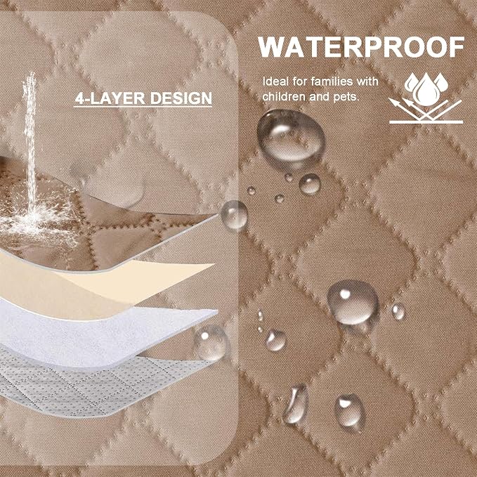 Waterproof Sofa Armrest Cover Headrest Cover - Image 2