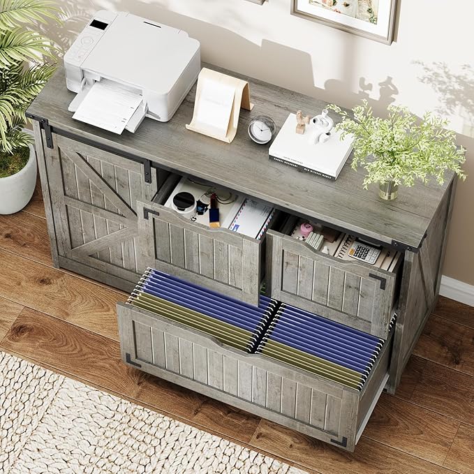 Halitaa 47.8” Farmhouse File Cabinet - Image 7