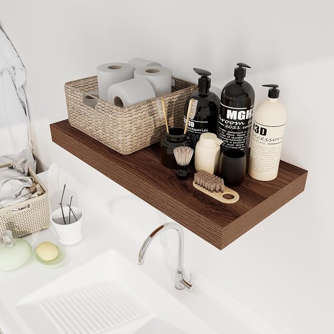 12 Inch Deep Floating Shelves, 24 x 12 Floating Shelf - Image 7