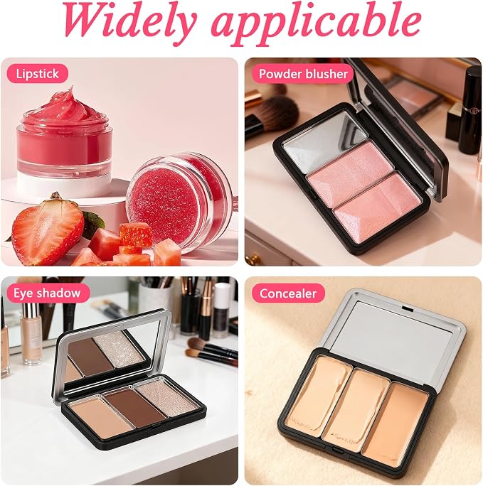 Luxshiny Empty Eyeshadow Palette: Refillable Magnetic Makeup Palette - Image 6
