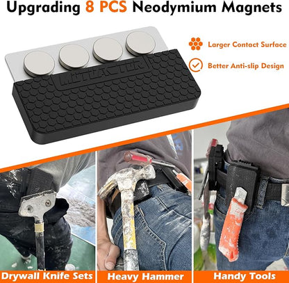 MUTUACTOR Magnetic Belt Clip Heav Duty, Anti-Slip Rubber Coated Magnetic Belt - Image 4