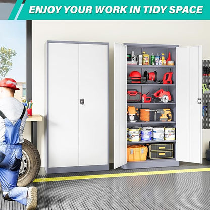 Wide & Deep Metal Storage Cabinet - Image 3