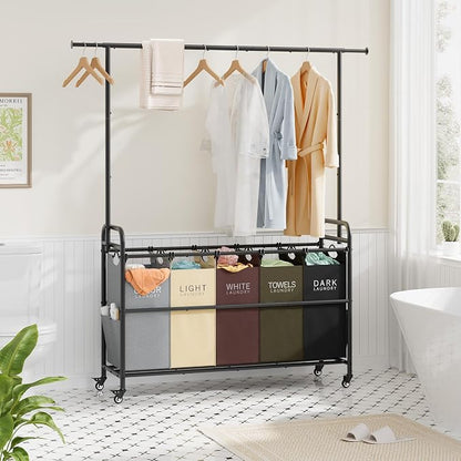 Tajsoon Laundry Sorter Cart - Image 2
