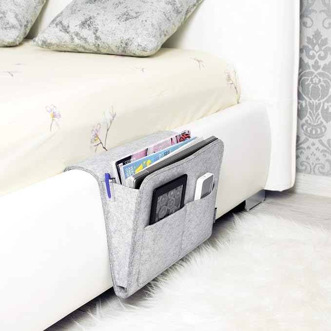 Lib Bedside Caddy, Original Design | Large Size 9.5" x 13.5" | Laptop Holder | - Image 4