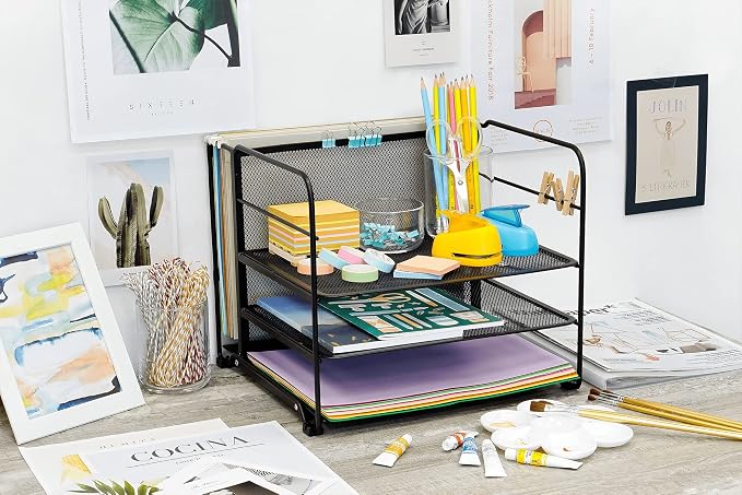 CAXXA 4 Tier Mesh Document Trays - Image 5