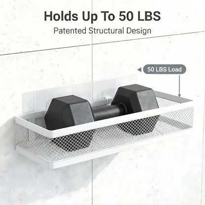 PUSDON 5-in-1 16.5" Extra Long Slim Wall Mount Wrapped Mesh Kitchen Organizer & - Image 6