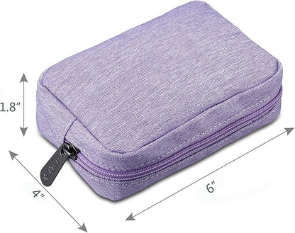 E-Tree Small Makeup Bag, Cosmetic Toiletry Skin Care Make up Little Items Pouch - Image 2
