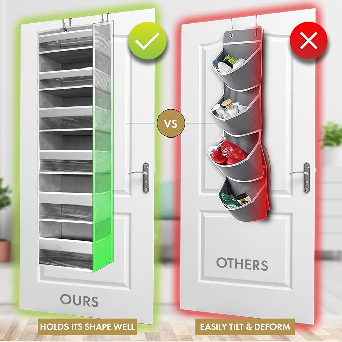 HOMELUX THEORY Over The Door Organizer Hanging - Image 3
