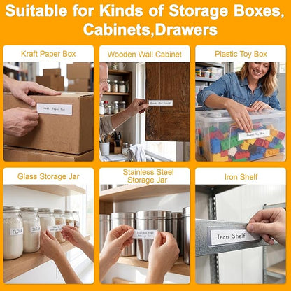 40 PCS Index Card Pockets, Self Adhesive Card Pockets - Image 5