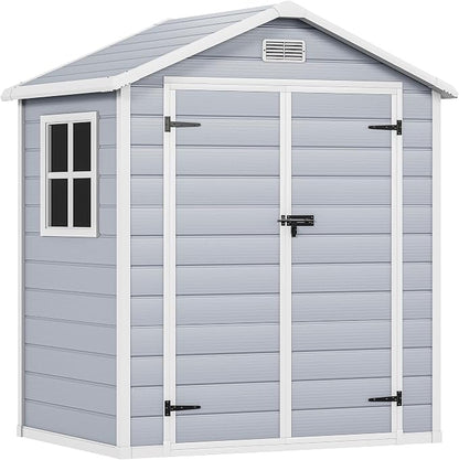 DWVO 6x4.4 FT Resin Storage Shed - Image 8