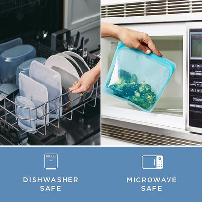Stasher Premium Silicone Reusable Food Storage Bowl, Sous Vide, Dishwasher - Image 7