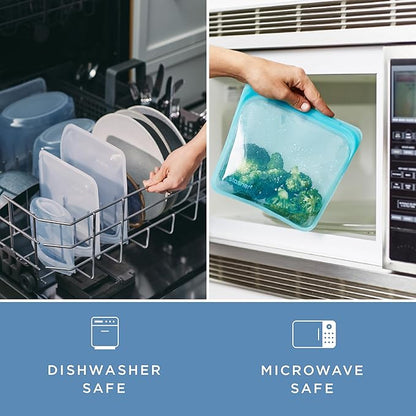 Stasher Premium Silicone Reusable Food Storage Bowl, Sous Vide, Dishwasher - Image 7