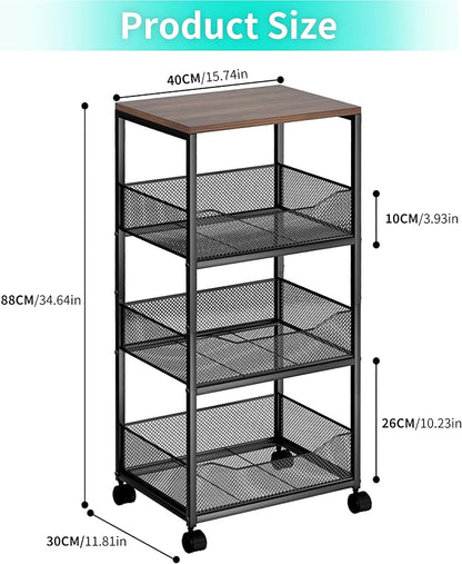 HapiRm Fruit Basket Kitchen Cart - Image 7