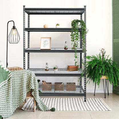 WORKPRO 5-Tier Metal Storage Shelving Unit, 48”W x 24”D x 72”H, Adjustable - Image 8