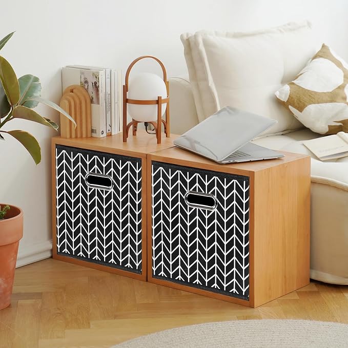 Fabric storage bins Cubes, Fabric Cube Organizer - Image 4