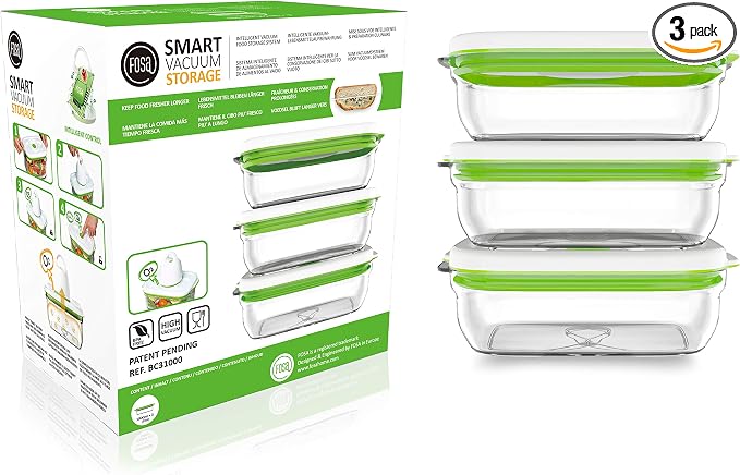 FOSA Vacuum Seal Containers – Airtight Food Storage Containers by FOSA
