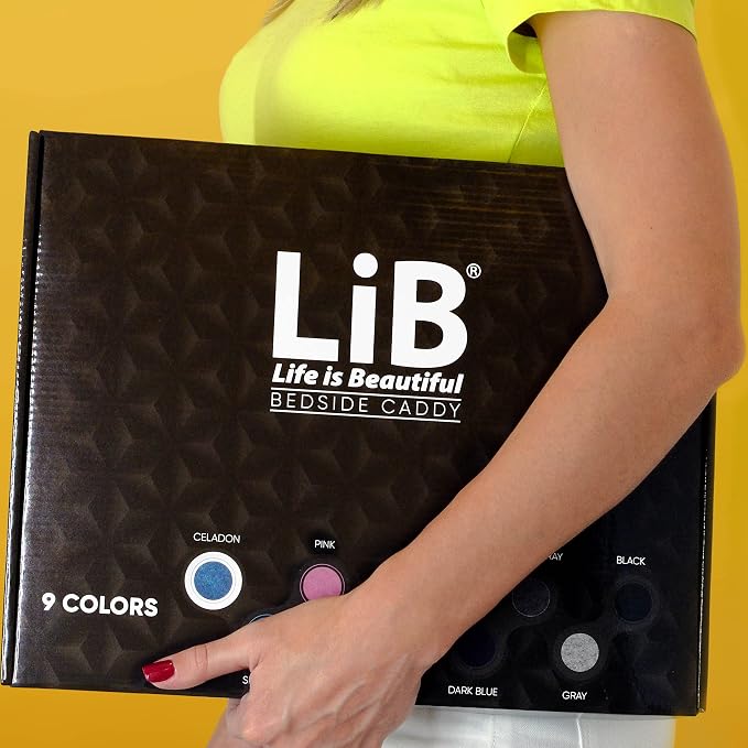Lib Bedside Caddy, Original Design | Large Size 9.5" x 13.5" | Laptop Holder | - Image 6