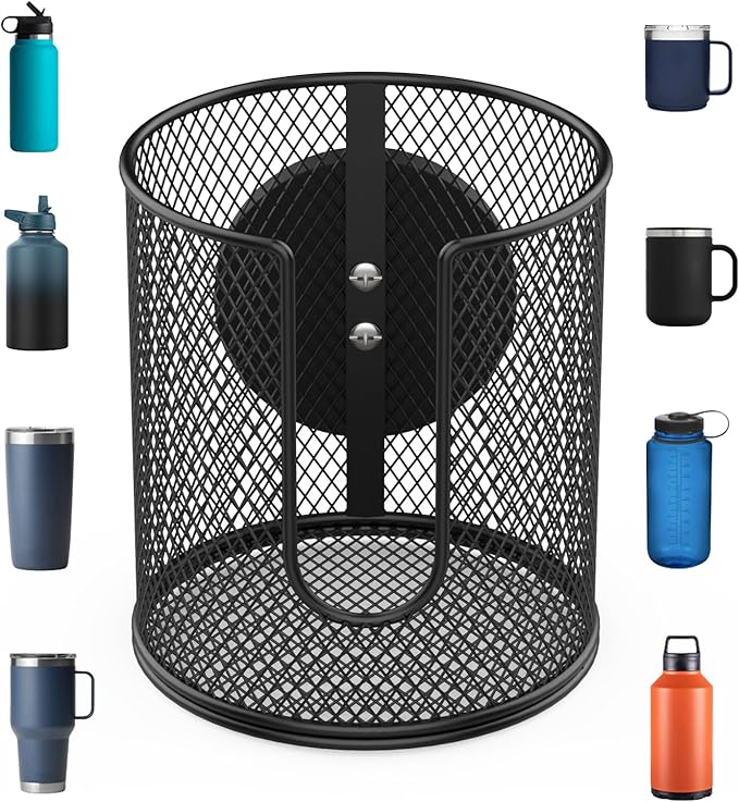 Magnetic Cup Holder, Fully Covered Anti-Fall Magnetic Drink Holder, Cup Caddy by HzTinT