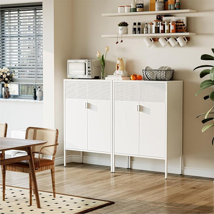COFaR White Metal Storage Cabinet - Image 4