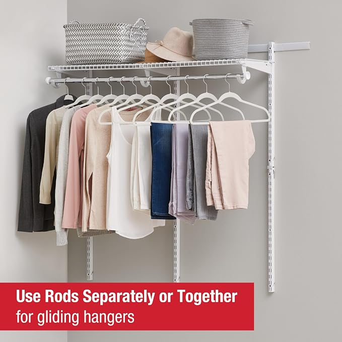 Rubbermaid Configurations Custom Closet Kit 2-4 Ft. Adjustable Metal Wire - Image 4