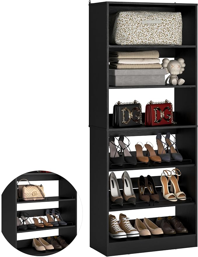 Unikito Freestanding Closet Shoe Organizer, Heavy Duty Walk-In Closet System by Unikito