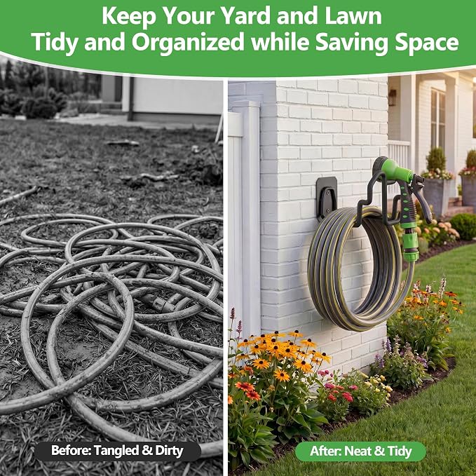 Heavy Duty Garden Hose Holder Wall Mount - Image 6