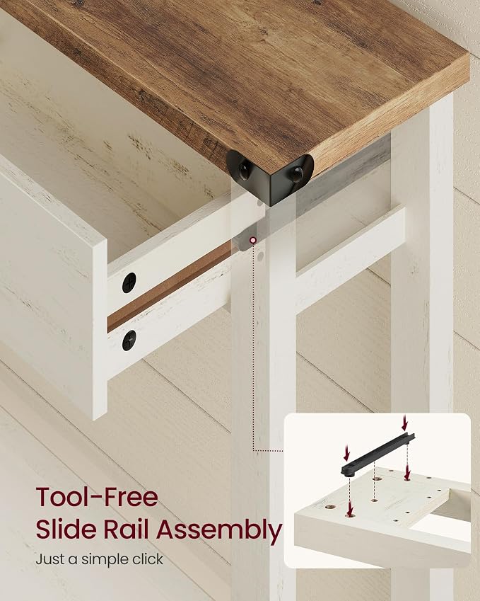VASAGLE LIRY Collection Narrow Console Table - Image 5