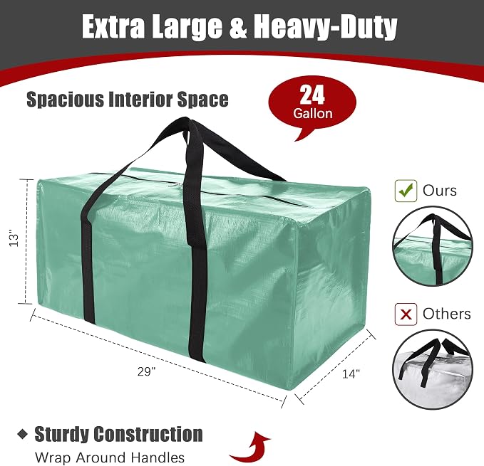 8 Pack Extra Large Moving Bags - Image 2