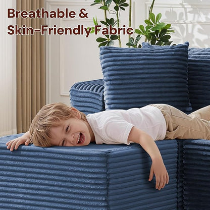 Korser Boneless Couches for Living Room, Cloud Couch Sectional - Image 4