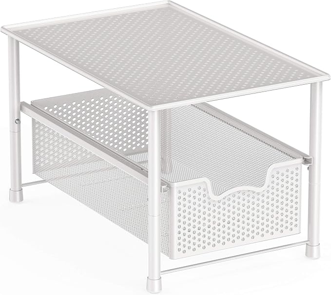 Simple Houseware Stackable Under Sink Cabinet Sliding Basket Organizer Drawer by SimpleHouseware
