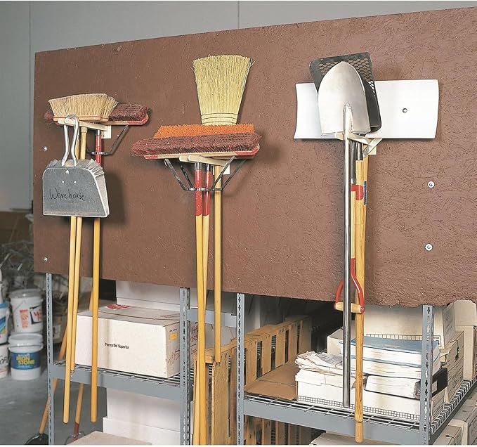 Gempler's Extra Long Tool Rack for Shovels, and Brooms - Image 5