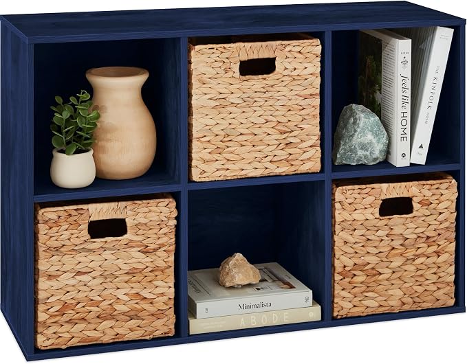 Best Choice Products Kids Bookcase 6-Cube Storage Organizer, 13.5in Shelf by Unknown
