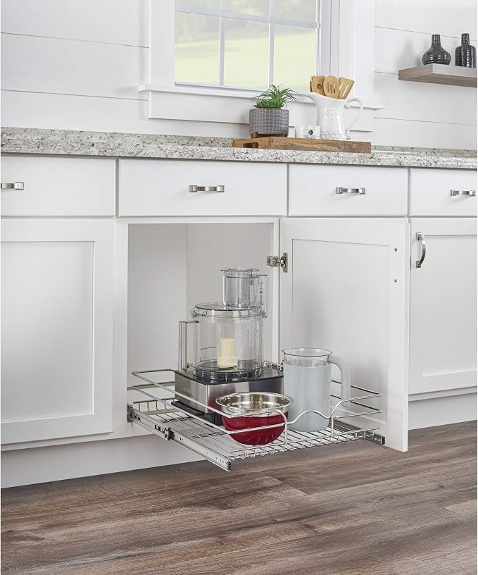 Rev-A-Shelf Kitchen Cabinet Pullout Shelf and Drawer Organizer Slide Out Pantry - Image 2