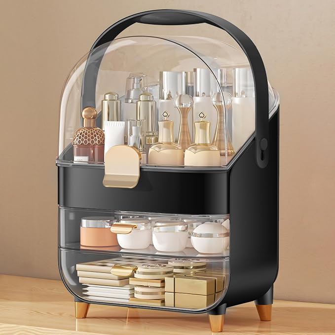 Makeup Organizer Countertop, Skincare Holder Bathroom Counter Organizer by Anylady