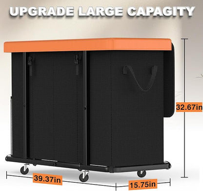 300L Large Fashion Laundry Basket - Image 7