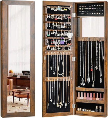 Giantex Wall Mounted Jewelry Cabinet by Giantex