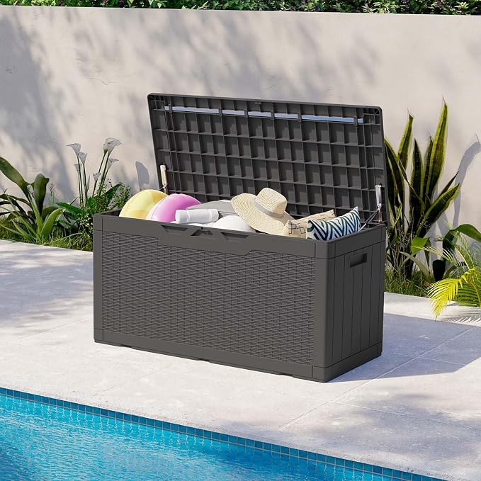 Patiolife 100 Gallon Resin Deck Box - Image 3