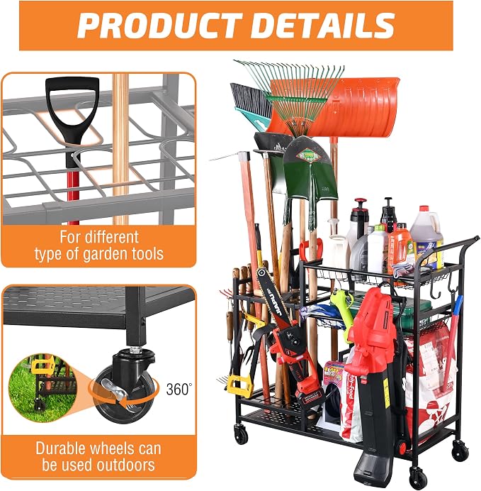 PLKOW Garden Tool Organizer - Image 2