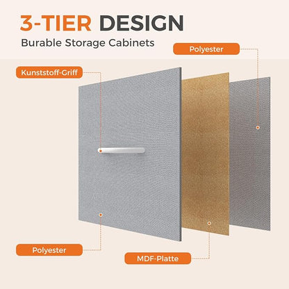 Sweetcrispy 8 Drawer Fabric Dresser - Image 5