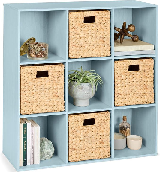 Best Choice Products Kids Bookcase 9-Cube Storage Organizer, 13.5in Shelf by Unknown