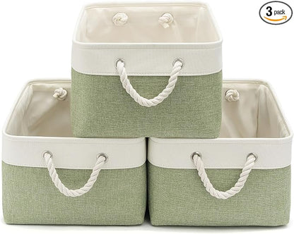 15.7x11.8x8.26 Inch Fabric Large Storage Bins by VQRTEXAStorageBasket