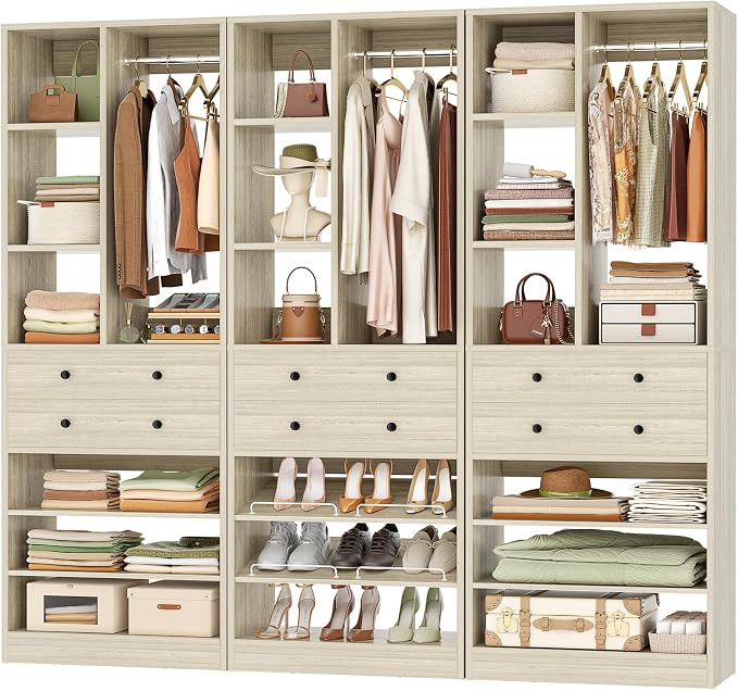 Besiost Closet System, Walk-in Closets Systems, Free Standing Reach in Closet by Besiost