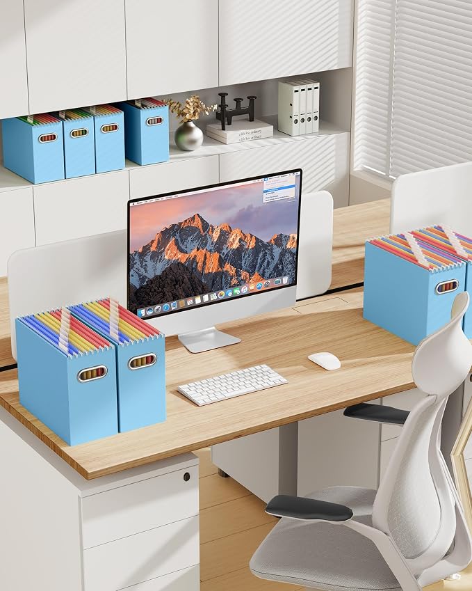 Portable Collapsible Cardboard File Box - Image 3