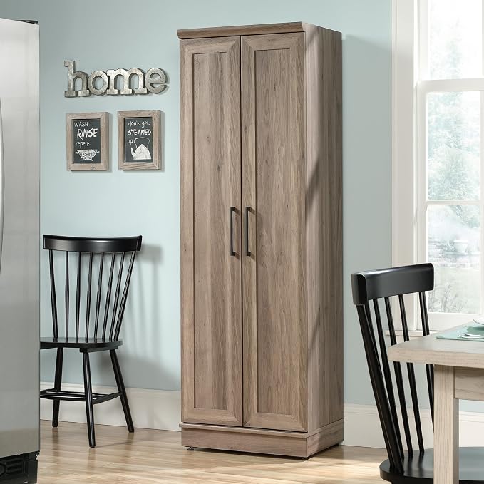 Sauder HomePlus Storage Cabinet/ pantry cabinets, Salt Oak finish - Image 6