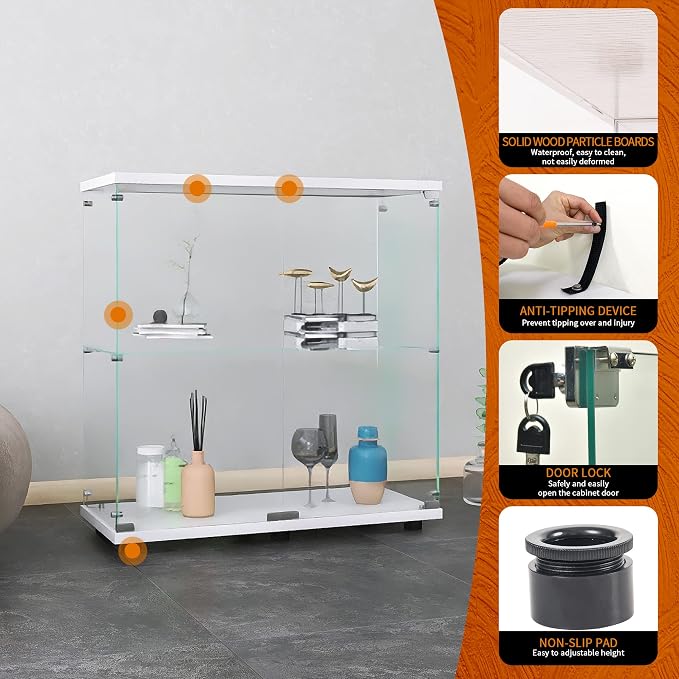 Beauty4U Glass Display Cabinet - Image 5