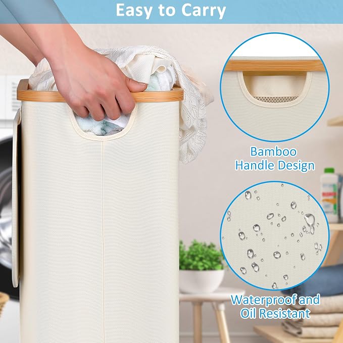 efluky Slim Laundry Hamper - Image 4
