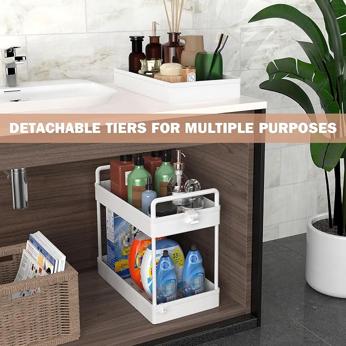 Ronlap 3 Tier Slim Rolling Storage Cart - Image 3