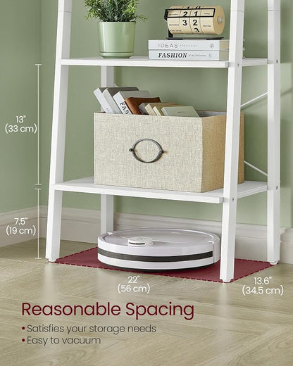 VASAGLE Ladder Shelf, 4-Tier Bookshelf, Storage Rack, Bookcase - Image 5